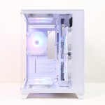 Revenger Base Dynamic Mini 5 ARGB Mid Tower White Micro ATX Gaming Desktop Case