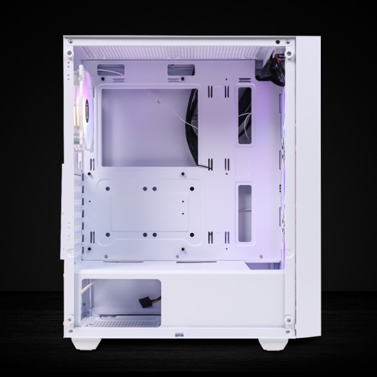 Revenger BOMBER MESH RGB Mid Tower WHITE ATX Gaming Desktop Casing