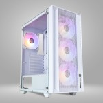 Revenger BOMBER MESH RGB Mid Tower WHITE ATX Gaming Desktop Casing