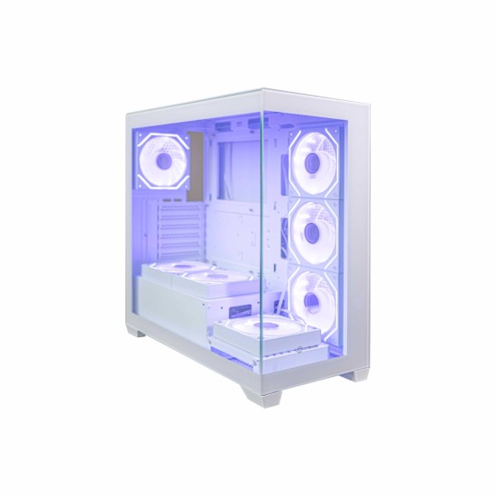 Revenger INFINITY Full Tower 7 ARGB Fans White Gaming Casing Revenger INFINITY Full Tower 7 ARGB Fans White Gaming Casing