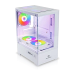 Revenger Ice Cool Mini Micro ATX Gaming Casing Controlled by Switch White Revenger Ice Cool Mini Micro ATX Gaming Casing Controlled by Switch White
