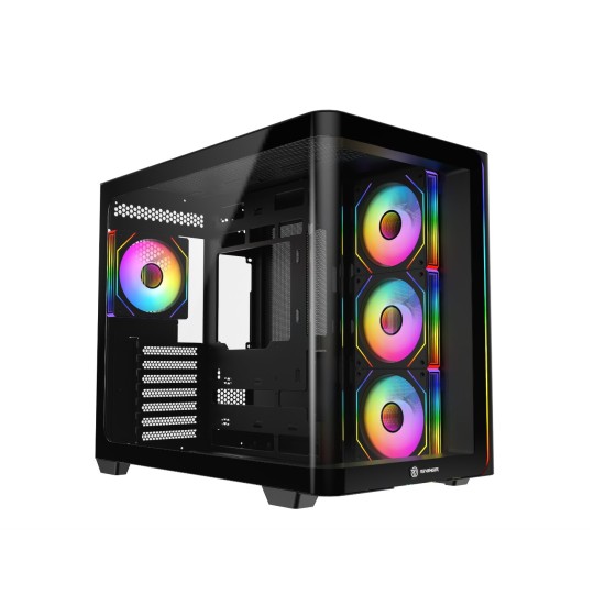 Revenger Air Tank BTF 4 ARGB Infinity Fan Black Gaming Casing (Curved Tempered Glass Window)