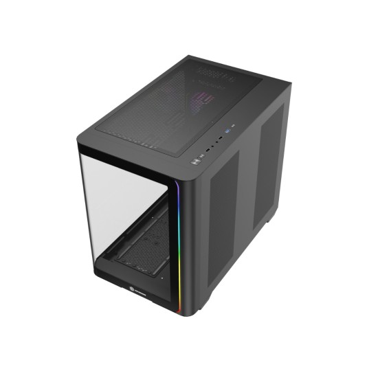 Revenger Air Tank BTF 4 ARGB Infinity Fan Black Gaming Casing (Curved Tempered Glass Window)