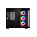 Revenger Air Tank BTF 4 ARGB Infinity Fan Black Gaming Casing (Curved Tempered Glass Window)