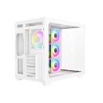 Revenger Air Tank BTF 4 ARGB Infinity Fan White Gaming Casing (Curved Tempered Glass Window)