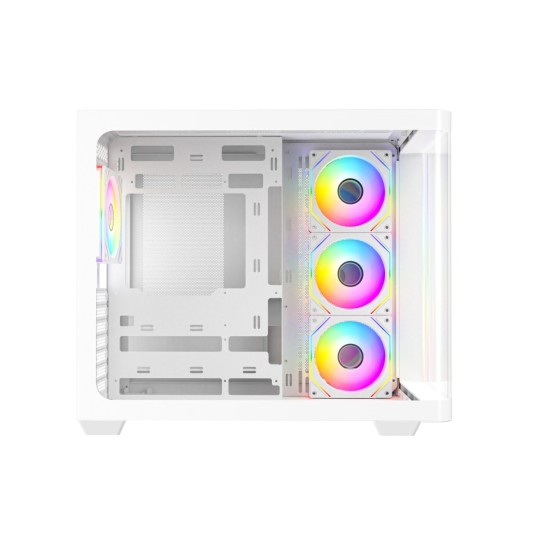 Revenger Air Tank BTF 4 ARGB Infinity Fan White Gaming Casing (Curved Tempered Glass Window)