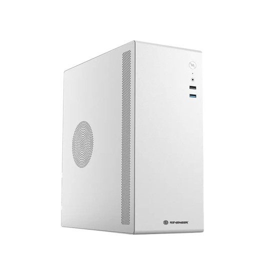 Revenger ECO 200 Mini Tower Micro-ATX Desktop Casing with200W PSU (White)