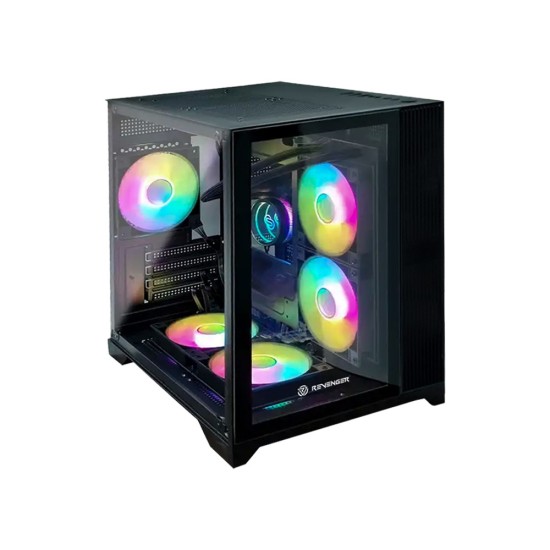 Revenger LEO Dynamic Mini Mid-Tower ATX Casing (Black)