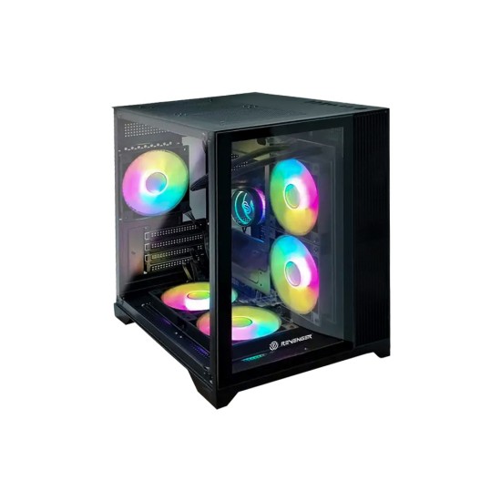 Revenger LEO Dynamic Mini Mid-Tower ATX Casing (Black)