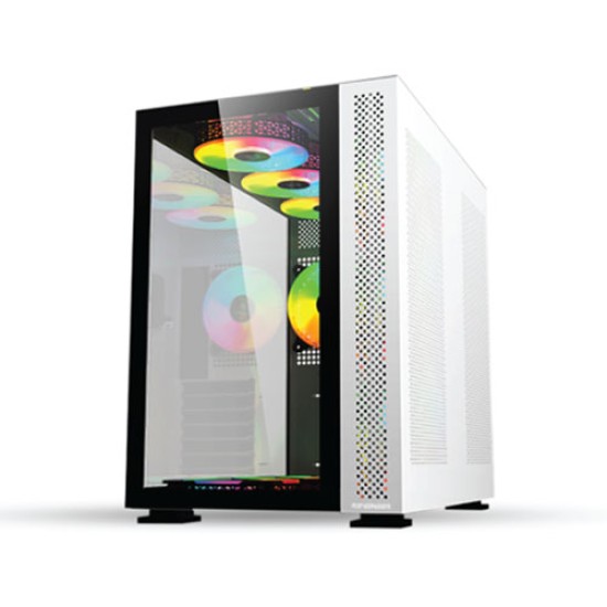 Revenger Leo Dynamic Mid-Tower Atx Gaming Casing With Remote controlled  7 Argb Fan