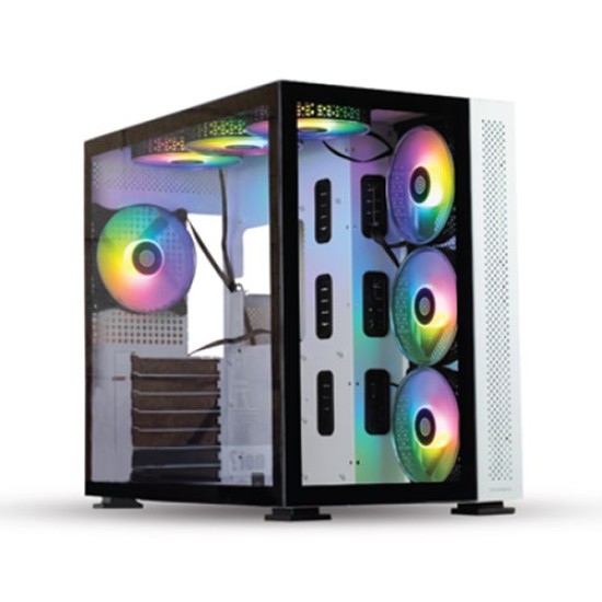 Revenger Leo Dynamic Mid-Tower Atx Gaming Casing With Remote controlled  7 Argb Fan