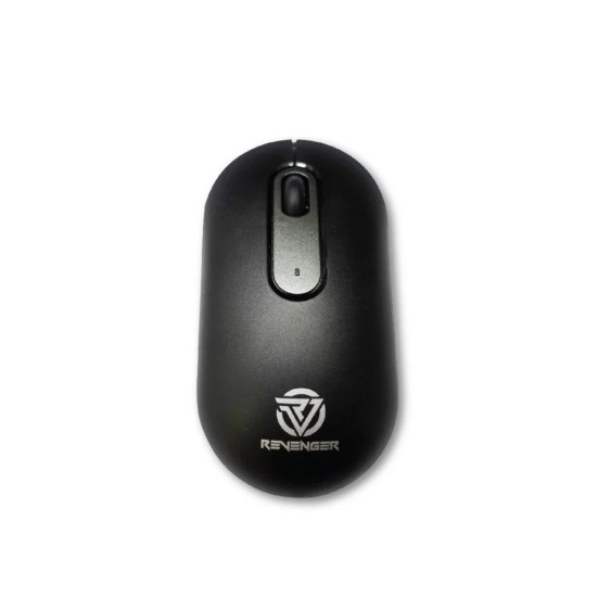 REVENGER RKM-24W Mini Black Wireless Keyboard & Mouse with Smart Phone & iPad Holder Combo
