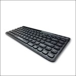 REVENGER RKM-24W Mini Black Wireless Keyboard & Mouse with Smart Phone & iPad Holder Combo