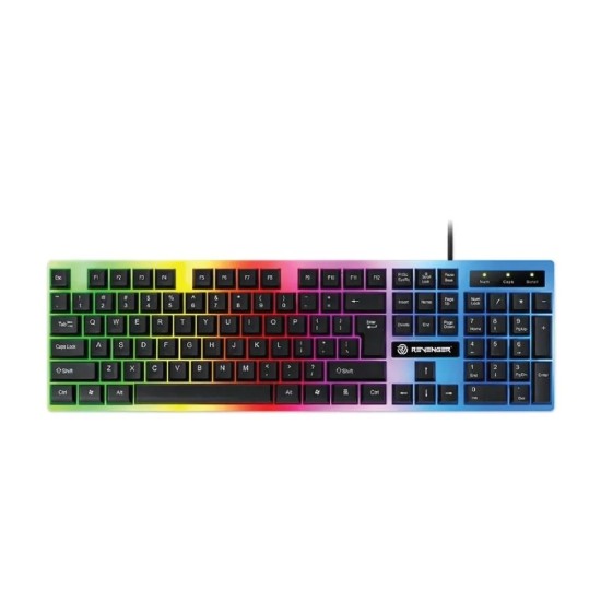 Revenger RKM-24G Seven Colour Light Game Set BK Keyboard & Mouse Combo